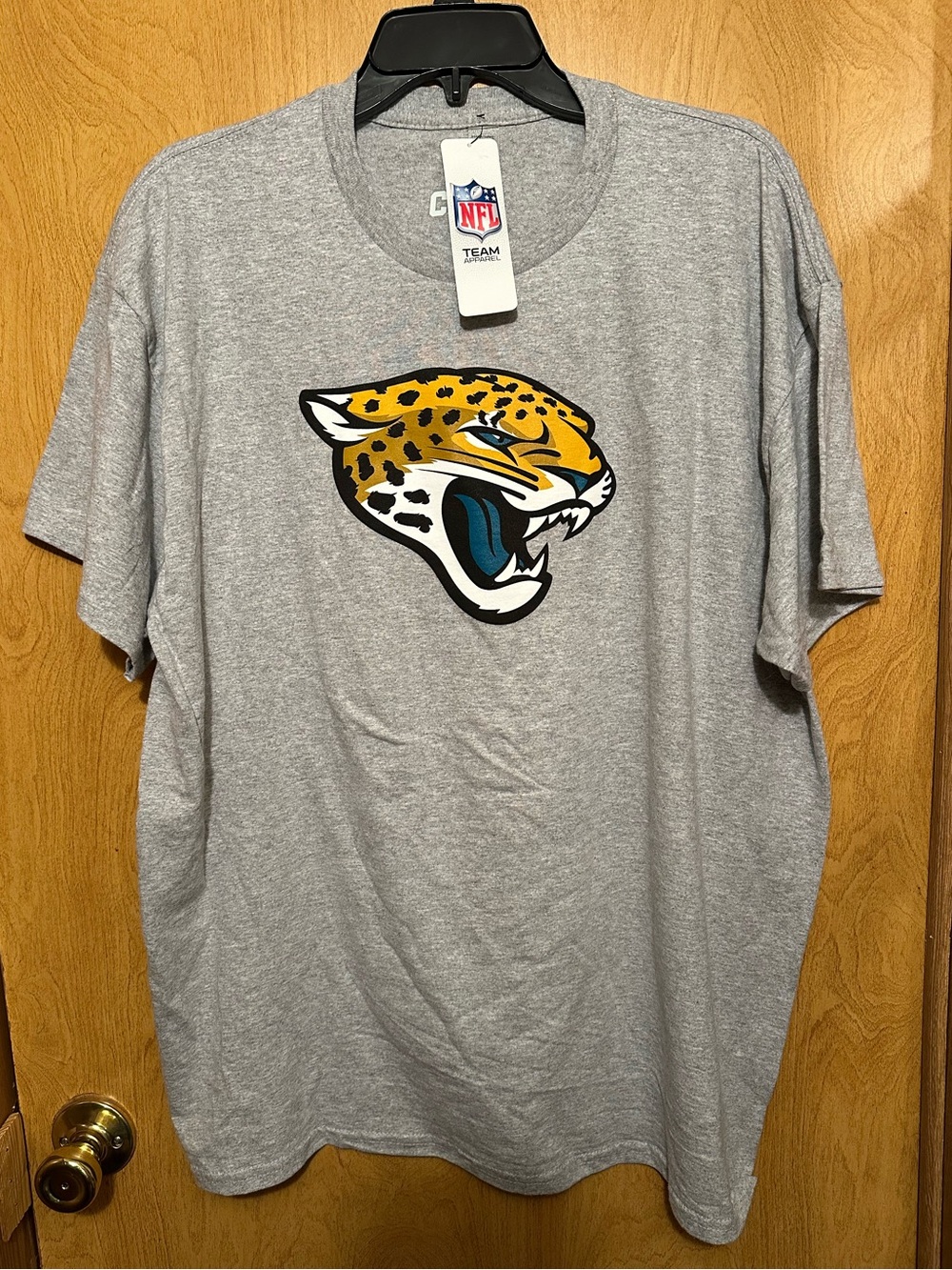 NWT CSA brand NFL Jacksonville Jaguars Gray Tee size XL